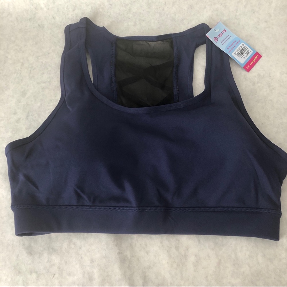 PopFit Top Size XL Blue Comfort 2215-2 Rose